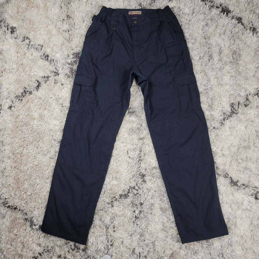 5.11 Tactical Cargo Pants Men’s Size 32x34 Taclite Pro Ripstop Work Utility Navy